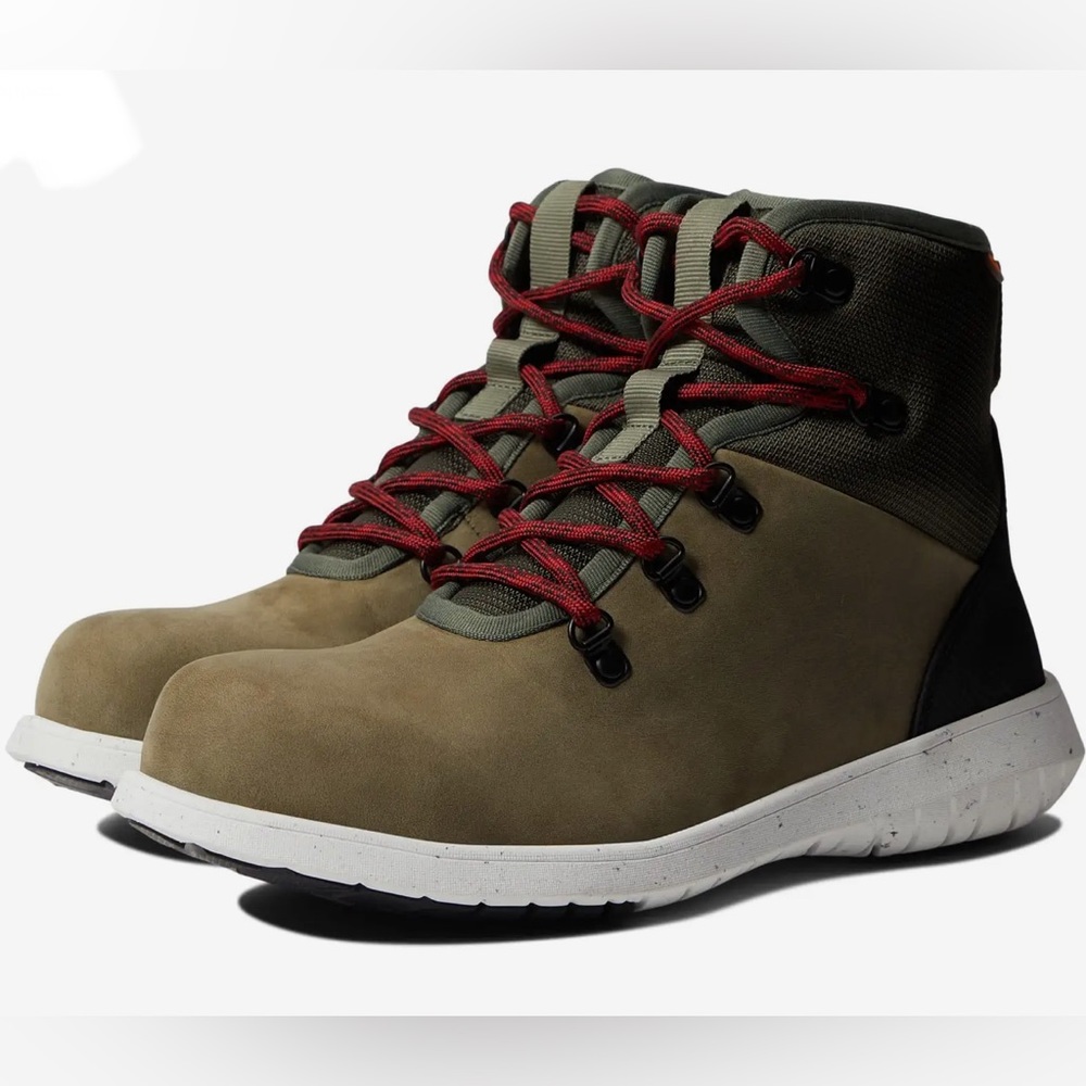 EUC- Bogs ‘Cypress Lace’ Waterproof Work & Safety Boots
